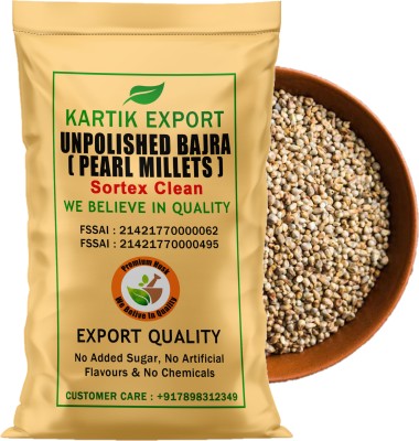 Kartik Export Bajra Grains For Eating & Cooking Pearl Millet Grains Pearl Millet(10 kg)