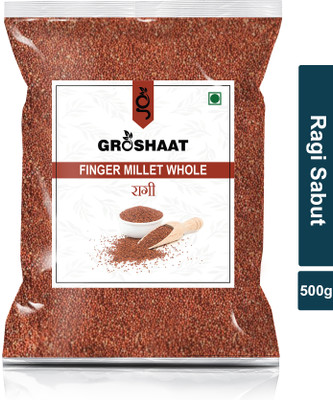 Groshaat Ragi Sabut (Finger Millet Whole)- 500gm Pack Ragi(500 g)