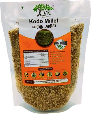 VK Stores Premium Strength Kodo Millet/ Varagu for Stronger Bones and Health Benefits Kodo Millet(1 kg)