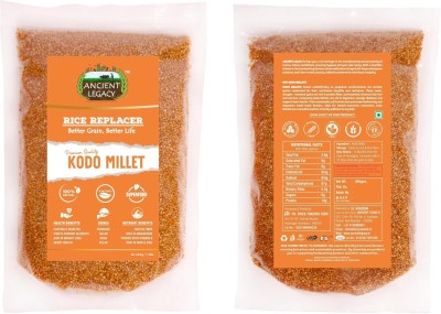 ANCIENT LEGACY Kodo Millet-Rice Replacement Low GI, High Fiber, Gluten-Free|Ideal for Diabetics Kodo Millet(0.5 kg)