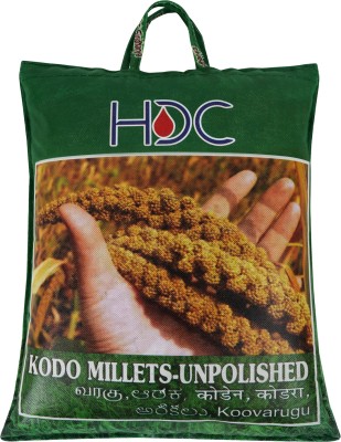 HDC SIRIDHANYA (Organic and Unpolished) Natural Kodo Millet Grain 5kg, Kodo Millet(5 kg)