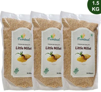 Farmbean Little Millet Rice(500*3)1.5kg Mixed Millet(1.5 kg, Pack of 3)