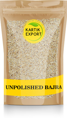 Kartik Export Bajra Sabut (Pearl Millet Whole) - Bajra Dalia, Healty Grains Dalia Pearl Millet(1 kg)