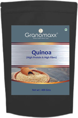granomaxx Quinoa - Naturally Gluten-Free Wholegrain - Diet Food For Weight Loss | 400g Quinoa(0.4 kg)