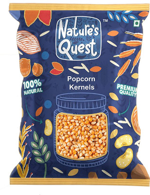 Nature’s Quest Popcorn & Popping Kernels 900gms- Butterfly Popcorn Maize, -Corn makka Corn(0.9 kg)