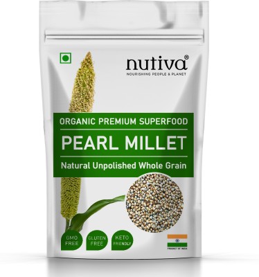 Nutiva Unpolished Bajra/Pearl Millets 4kg (Sajje/Kambu/Pindi/Sajjalu) Pearl Millet(4 kg)