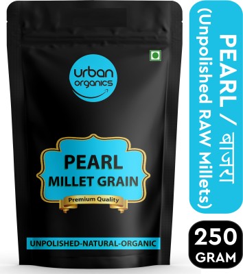 Urban Organic Unpolished Bajra-Pearl Millets 250g (Sajje-Kambu-Pindi-Sajjalu) Pearl Millet(0.25 kg)