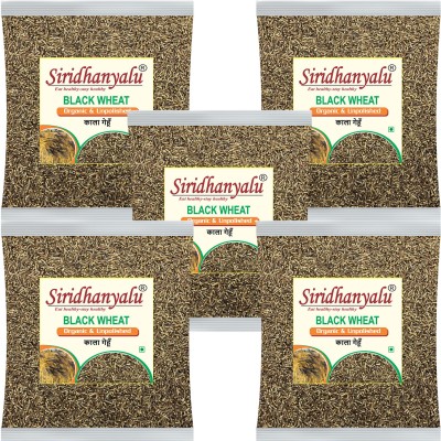 siridhanyalu Black Wheat Grain (5Kg) Whole Wheat(5 kg, Pack of 5)