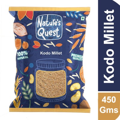 Nature’s Quest Kodo Millet 450 Gms(Kodra /Varagu / Arikelu / Haarka / Varigu/Kodon/Kodo/Kodua) Kodo Millet(0.45 kg)