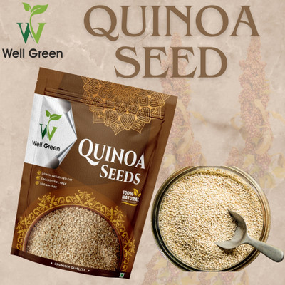 WELL GREEN Quinoa Seed 5kg | High Protein & Fiber |Gluten Free | Rich in Antioxidants Quinoa(5 kg, Pack of 5)