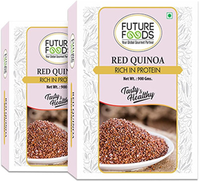 Future Foods Red Whole Grain | Sweet Nutty Flavour | Superfoods Millet Quinoa(900 g, Pack of 2)