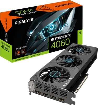 GIGABYTE NVIDIA 4060-Eagle OC 8 GB GDDR6 Graphics Card