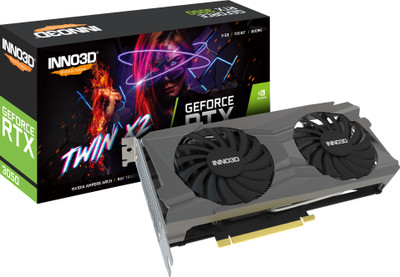 Inno3D GEFORCE RTX 3050 TWIN X2 GDDR6 8 GB NVIDIA Chipset 128 bit 1830 MHz Graphics Card