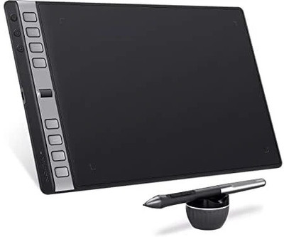 HUION Inspiroy 2 Large (2023) 10.5 x 6.56 inch Graphics Tablet Connectivity - USB(Black)