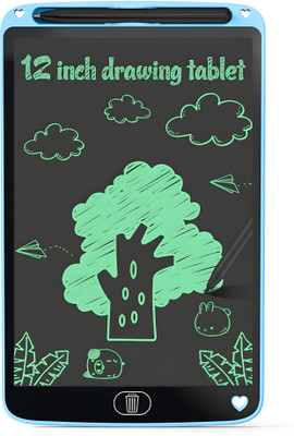 VMV FUZON 12inch LCD Writing Pad For Kids ReWriting Paperless Electronic Digital Slate V43(Blue)