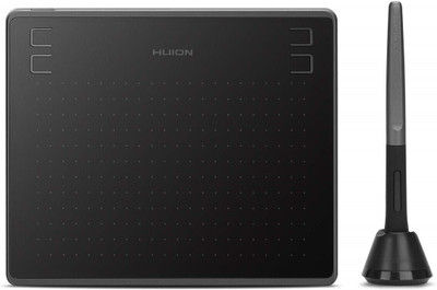 HUION HS64 Drawing Pen Tablet 6.3 x 4 inch Graphics Tablet Connectivity - USB(Black)