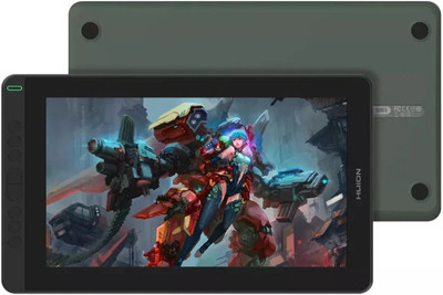 HUION Kamvas 13 Full Laminated Screen 13.3 x 8.5 inch Graphics Tablet Connectivity - USB(Midnight Green)