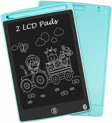 SHRI ANAND Led Pad LCD Writing Tablet 8.5 inches Erasable Handwriting Drawing Notepad 5 x 7 inch Graphics Tablet Connectivity - Wireless(Black)