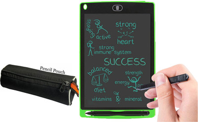POZUB Smart Slate LCD Drawing Board Digital Graphic Writing Pad/Tablet Doodle Tablet RuffPad ReWriting Paperless Board Digital Slate 8.5inch LCD Writing Tablet Slate 8.5 x 7 inch Graphics Tablet Connectivity - Wireless(Green)