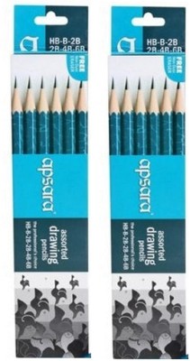 APSARA Drawing Pencils 6 Shades HB,2B,4B,6B,8B,10B|Shading Pencils Pencil(Pack of 2)