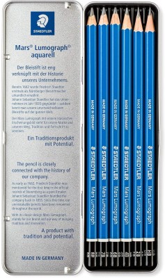 STAEDTLER Mars Lumograph Drawing Pencil for Design and Drafting Pencil(Pack of 6)