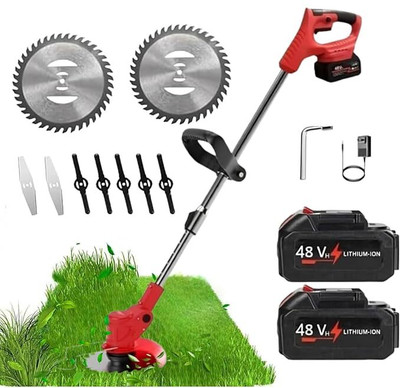 SeaRegal Cordless Grass Cutter Machine for Garden, 24V Brush Cutter Machine Cordless Grass Cutter Machine for Garden, 24V Brush Cutter Machine Manual Push Lawn Mower(3.1 inch)