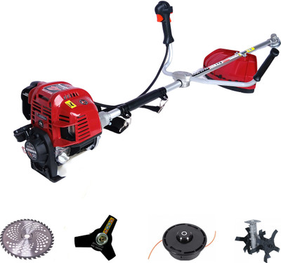 Fenton Krishi FX50 Pro Heavy Duty Side Pack Brush Cutter with tiller Fuel Grass Trimmer(Automated Feed)