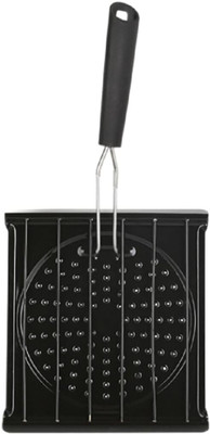 Gyanadh Stainless Steel BBQ Toaster With Folding Handle 1 Slice Toast Rack(Stainless Steel)
