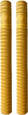 LIVOX First Quality Golden Ring Texture Cricket Bat Grip for very Good Comfort Extra Tacky(Gold, Pack of 2)