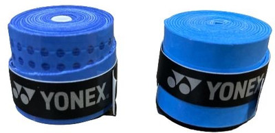 YONEX Etech 903 & Tech 501 Grip Smooth Tacky(Blue, Blue, Pack of 2)