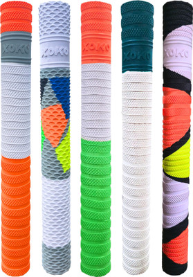 XOKO Premium Cricket Bat Grip Anti-Slip Handle Grip Ultra Tacky(Multicolor, Pack of 5)