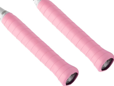 acers Grip Badminton/Tennis/Squash/Pickleball Racket OverGrip Light Pink Smooth Tacky(Pink, Pack of 2)