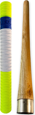 LIVOX Cricket Bat Handle 1 Grip With Wooden Grip Cone For Better Shock Absorption Super Tacky(Multicolor, Pack of 2)