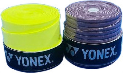 YONEX Etech 903 & Tech 501 Grip Smooth Tacky(Brown, Green, Pack of 2)