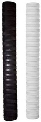 YMD Premium Quality 2 Cricket Bat Handle Grips, Smooth Tacky(Black, White, Pack of 2)