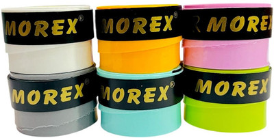 THE MORNING PLAY MOREX Pickleball Paddle Racket Grip Multicolor Anti-Slip Badminton Grip(Multicolor, Pack of 6)