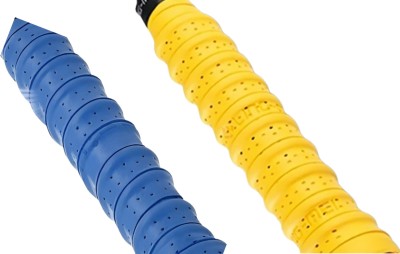 acers Badminton Racket Grip Antiskid Keel Cushtac(Yellow, Blue, Pack of 2)