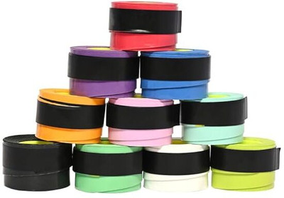 HYORTS ® Badminton/Tennis/Squash Racket Super Tacky Grip Extra Tacky(Pack of 10)