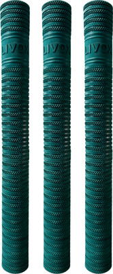 LIVOX First Quality Ring Texture Cricket Bat Grips for very Good Comfort Extra Tacky(Green, Pack of 3)