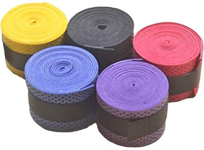 JRYU Badminton Tennis Racket Overgrip for Anti Slip Smooth Tacky(Pack of 6)