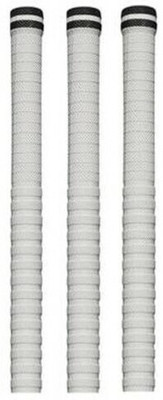 YMD Pack of 3 Cricket Bat Handle Replacement Grips, Smooth Tacky(White, Pack of 3)