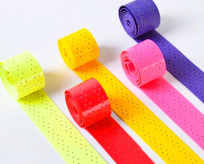 acers Pack of 5 Breathable Super Grap Badminton Tennis Squash Racket Grip Smooth Tacky(Multicolor, Pack of 5)