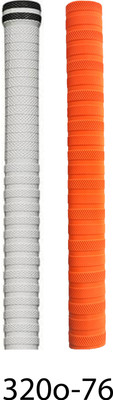 Y2M Pack of 2 cricket bat handle grip (320 White grip-1 + orange grip-1) Yuvi-76 Ultra Tacky(White, Orange, Pack of 2) Y2M Pack of 2 cricket bat handle grip (320 White grip-1 + orange grip-1) Yuvi-76 Ultra Tacky(White, Orange, Pack of 2)