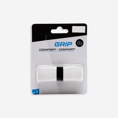 dynamics Badminton Rackets Grip | Non-Slip Gripper, Badminton Grip, Super Absorbent| Smooth Tacky(White, Pack of 1)