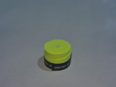 Hundred Badminton GT20 neon over grip extra gripping pack of 1 Super Tacky(Yellow, Pack of 1)