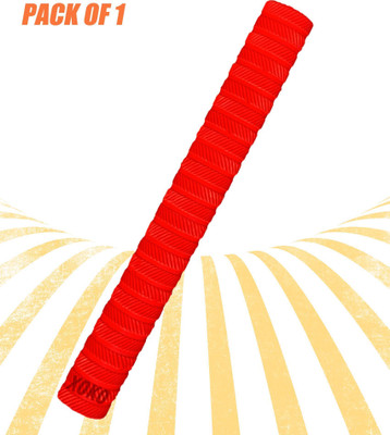 XOKO Premium Plain Red Cricket Bat Grip Ultra Tacky(Red, Pack of 1)