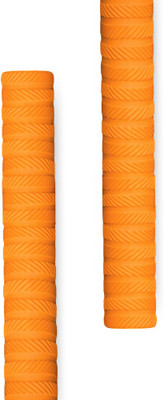 gamers hub Rubber Bat Grip(Orange, Pack of 2)