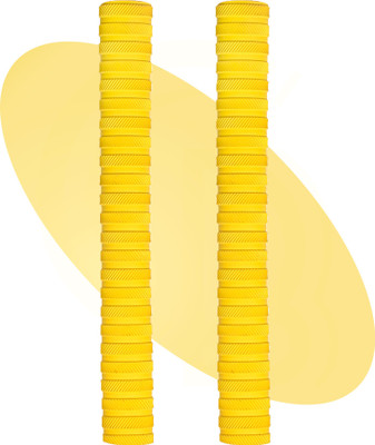 CLOVERBYTE Pack of 2 Yellow Soft Replacement Rubber Cricket bat Handle Grip(Pack of 2)