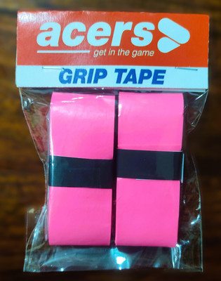 acers Pack of 4 Badminton/Tennis/Squash/Pickleball Racket Grip Super Tacky(Pink, Pack of 2)