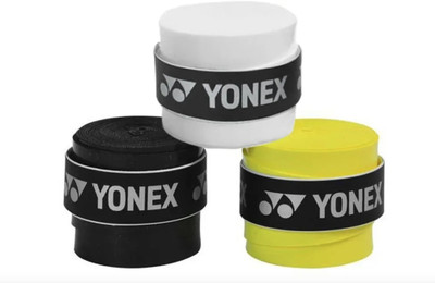 YONEX Tech 501 Grip Smooth Tacky(Green, Blue, White, Pack of 3)